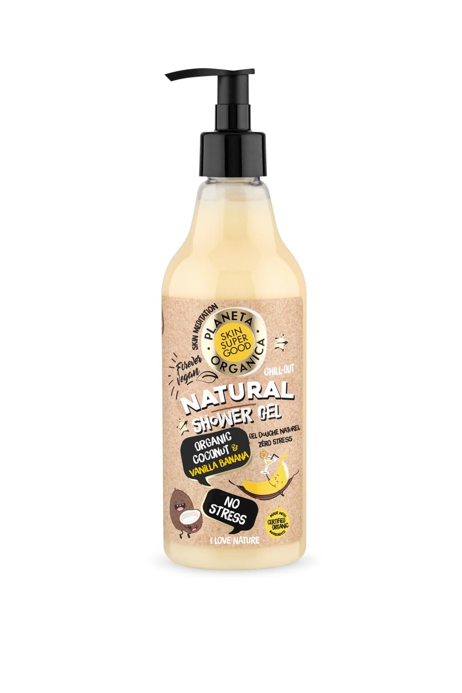 Planeta Organica Sprchový gél "No Stress" 500 ml - 84663