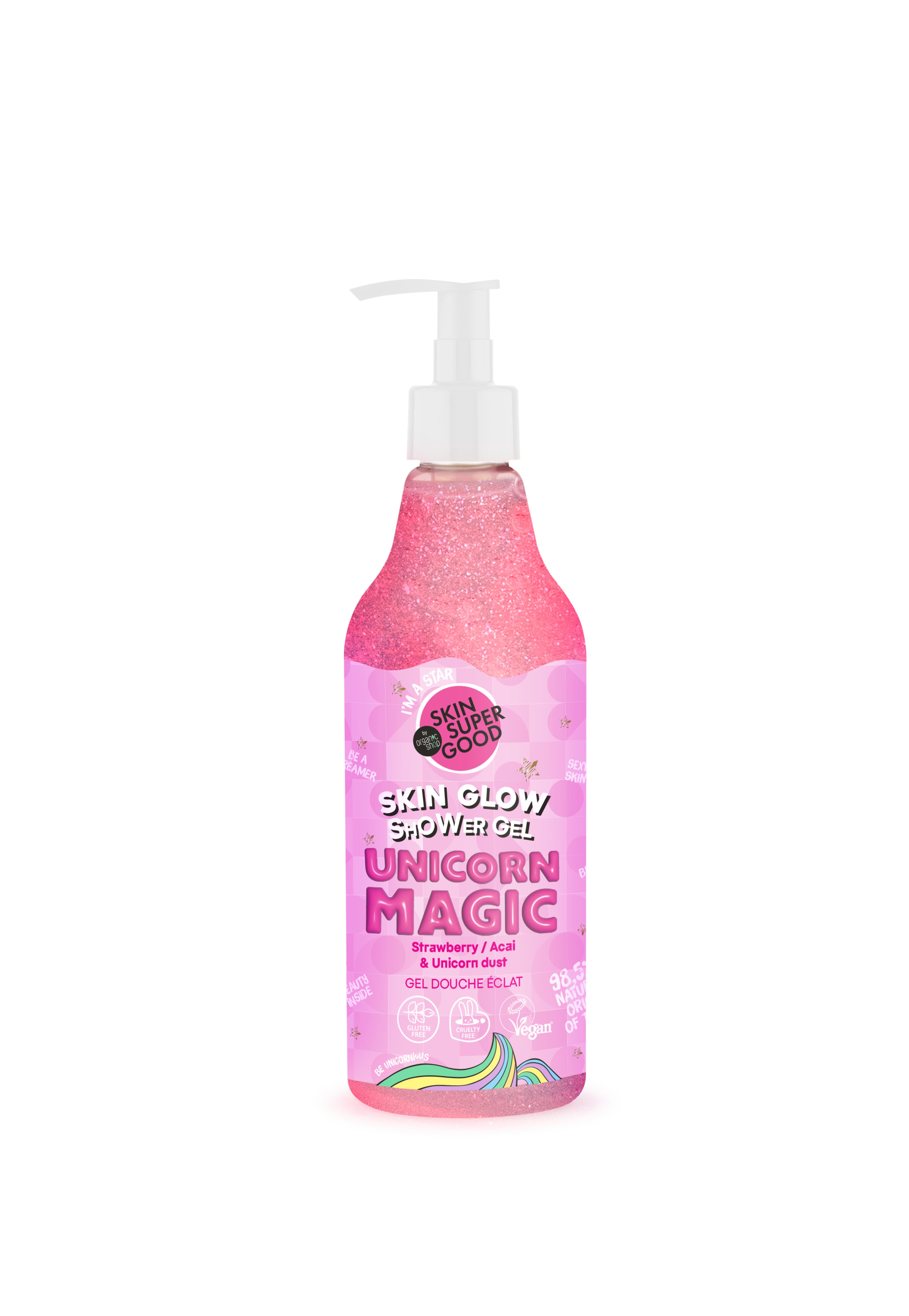 Organic Shop Rozjasňujúci sprchový gél Unicorn Magic 500 ml - 93960