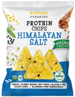 Popcrop pyramids bezlepkové himalájske soľné proteínové chipsy 60 g