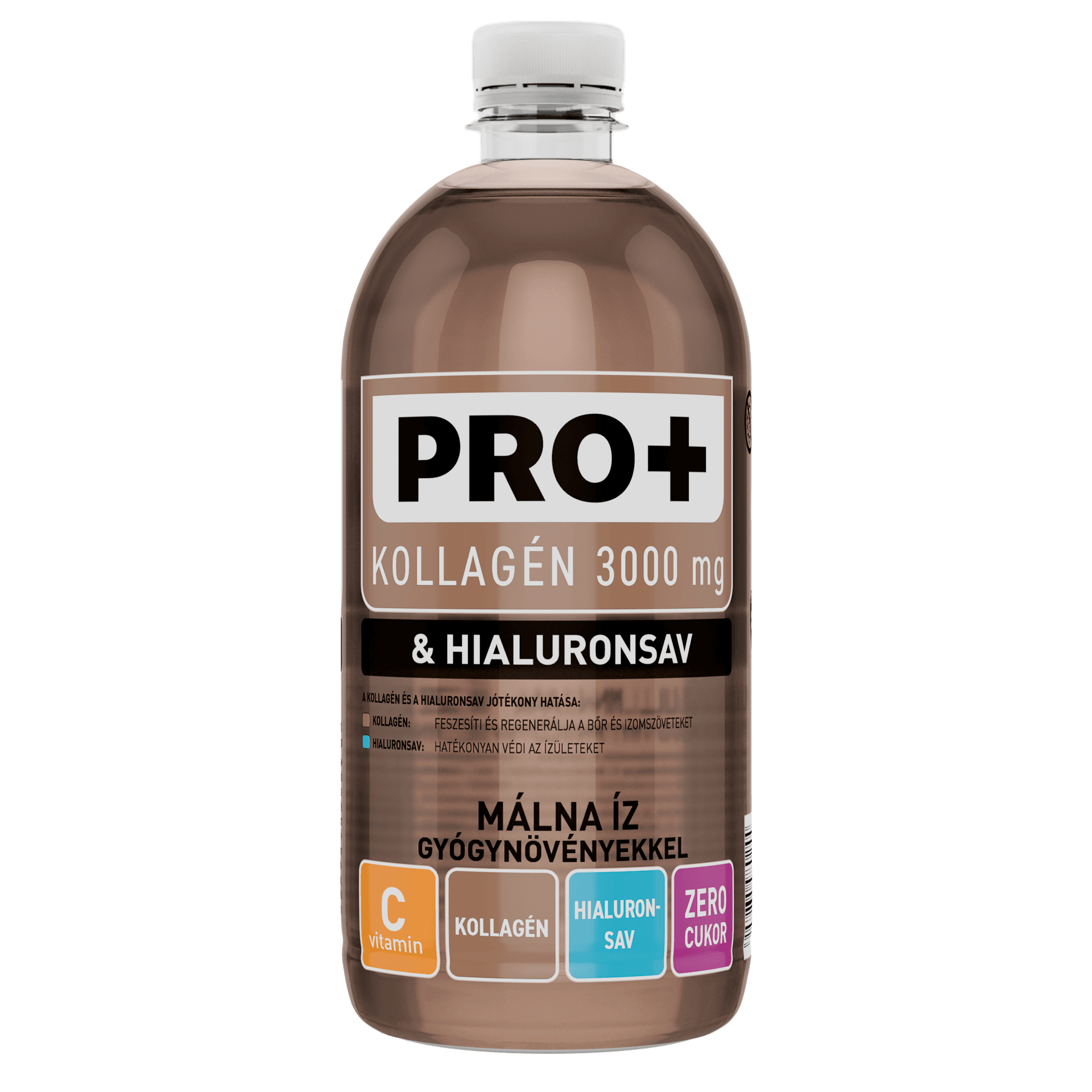 PRO+ Kolagén + Hyalurónová kyselina - Malina 750 ml