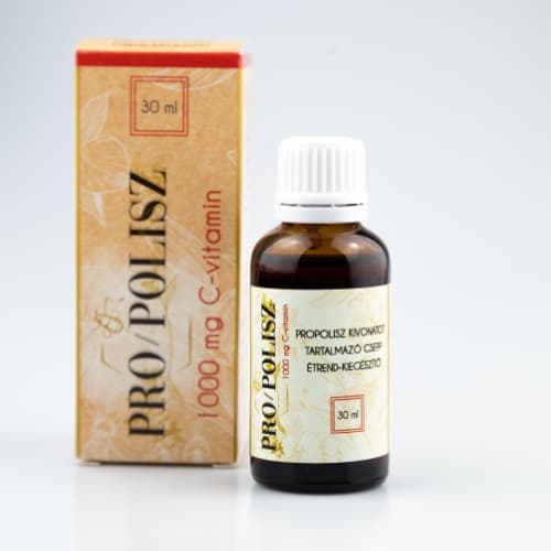 Pro/polisz propoliszový extrakt s obsahom alkoholu 1000mg vitamínu C 30 ml