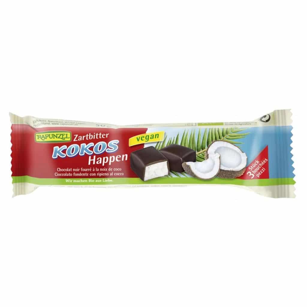 Rapunzel Kokosové kúsky s horkou čokoládou 50 g