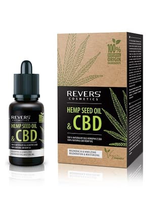 Revers vegán pipetový 100% konopný cbd olej 15 ml