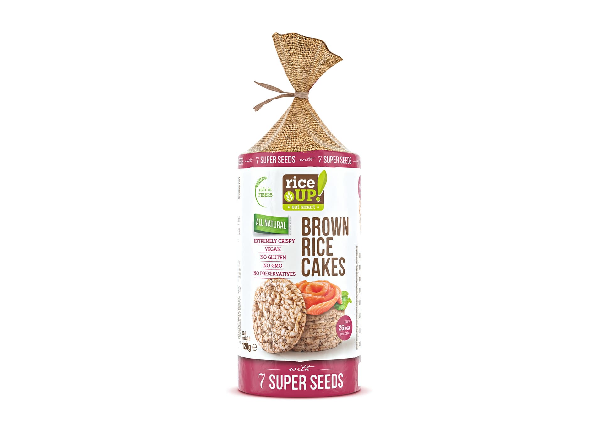 Rice Up ryžové chlebíčky so 7 super semiačkami 120 g