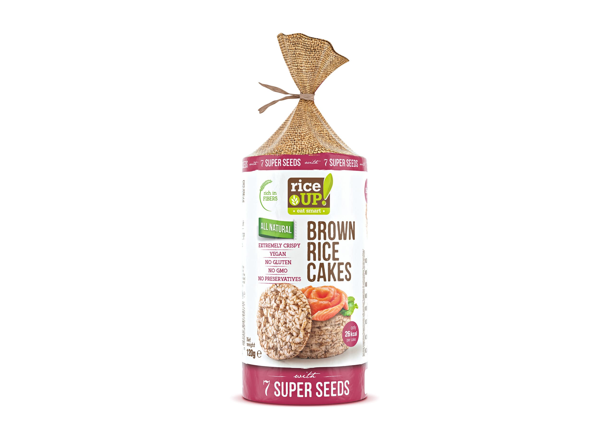 Ryžové chlebíčky so 7 super semiačkami 120 g