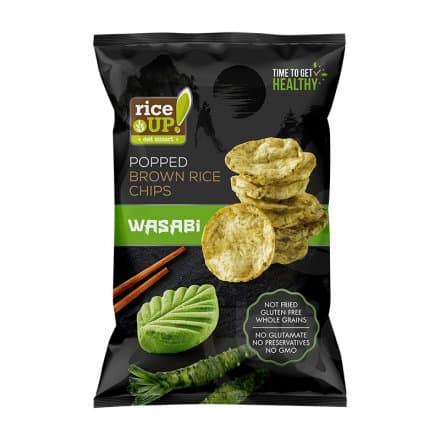 Ryžové chrumky RiceUP! s príchuťou Wasabi, 60g