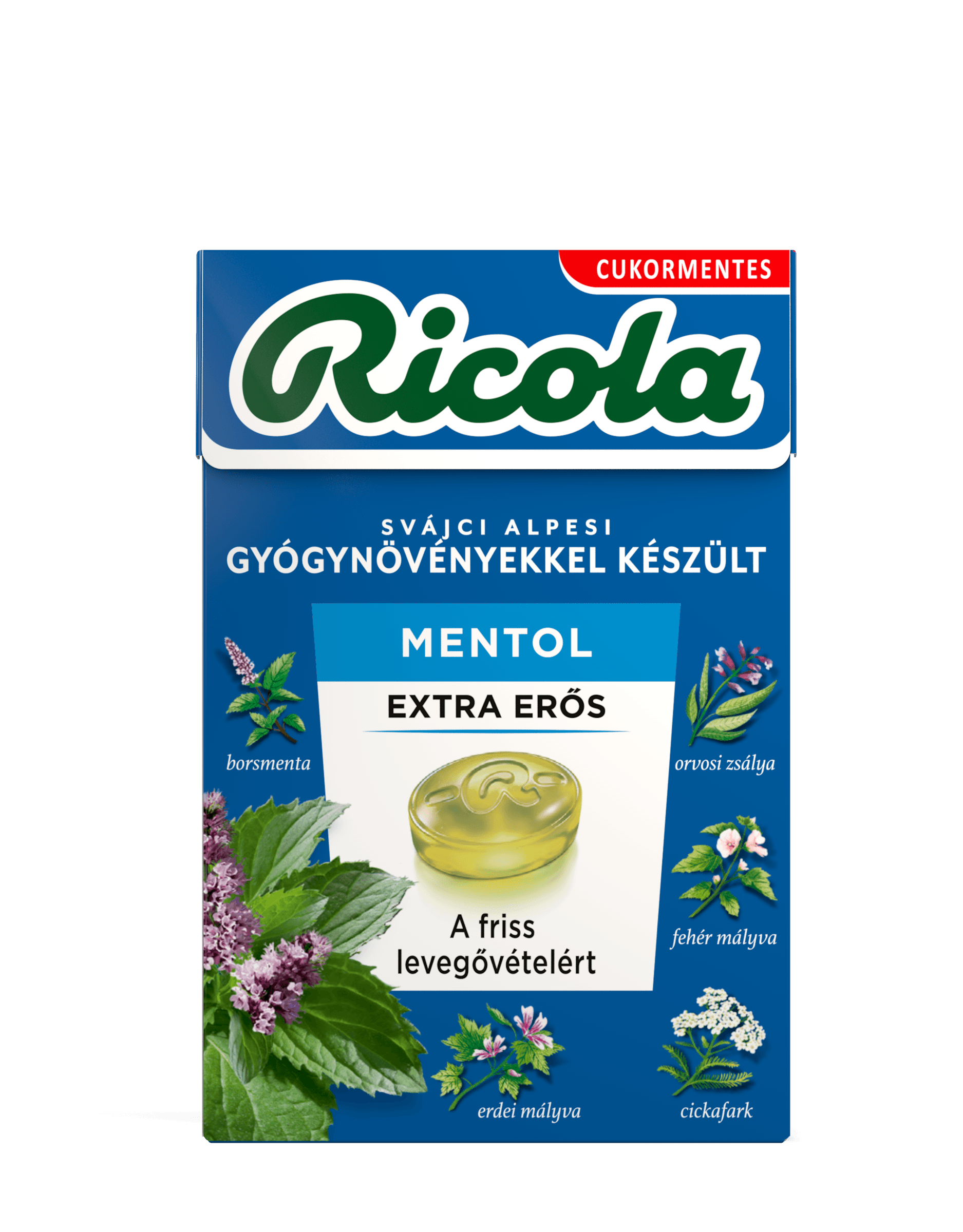 Ricola bylinkové cukríky s extra silnou mentolovou príchuťou 40 g - 91943