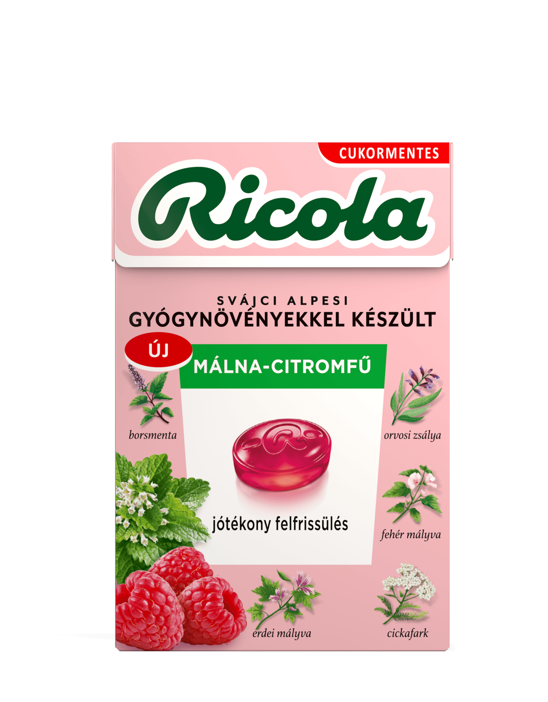 Ricola cukríky malina a medovka 40 g