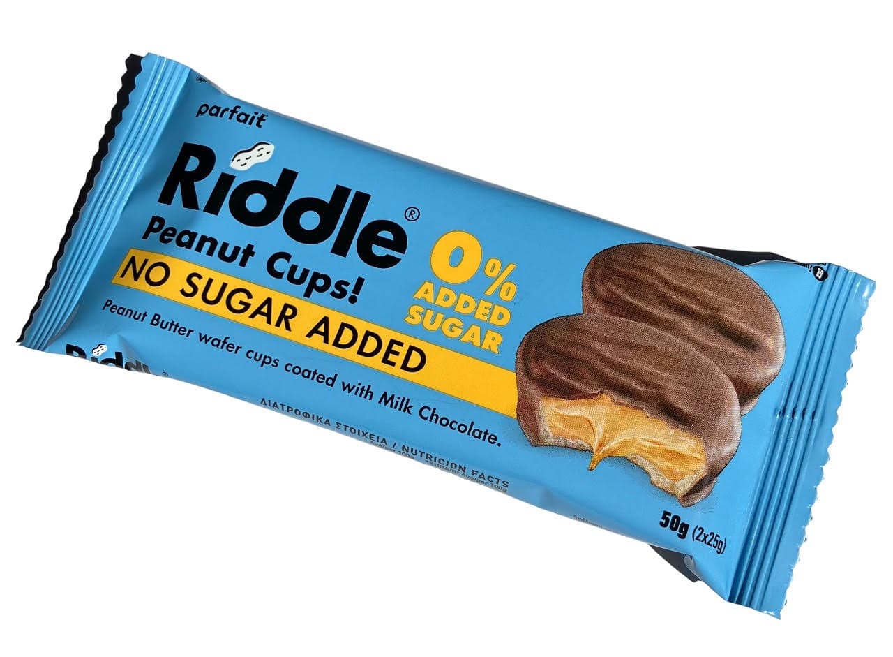 Čokoládové zrnká Riddle s orieškovým mliekom bez pridaného cukru 50 g