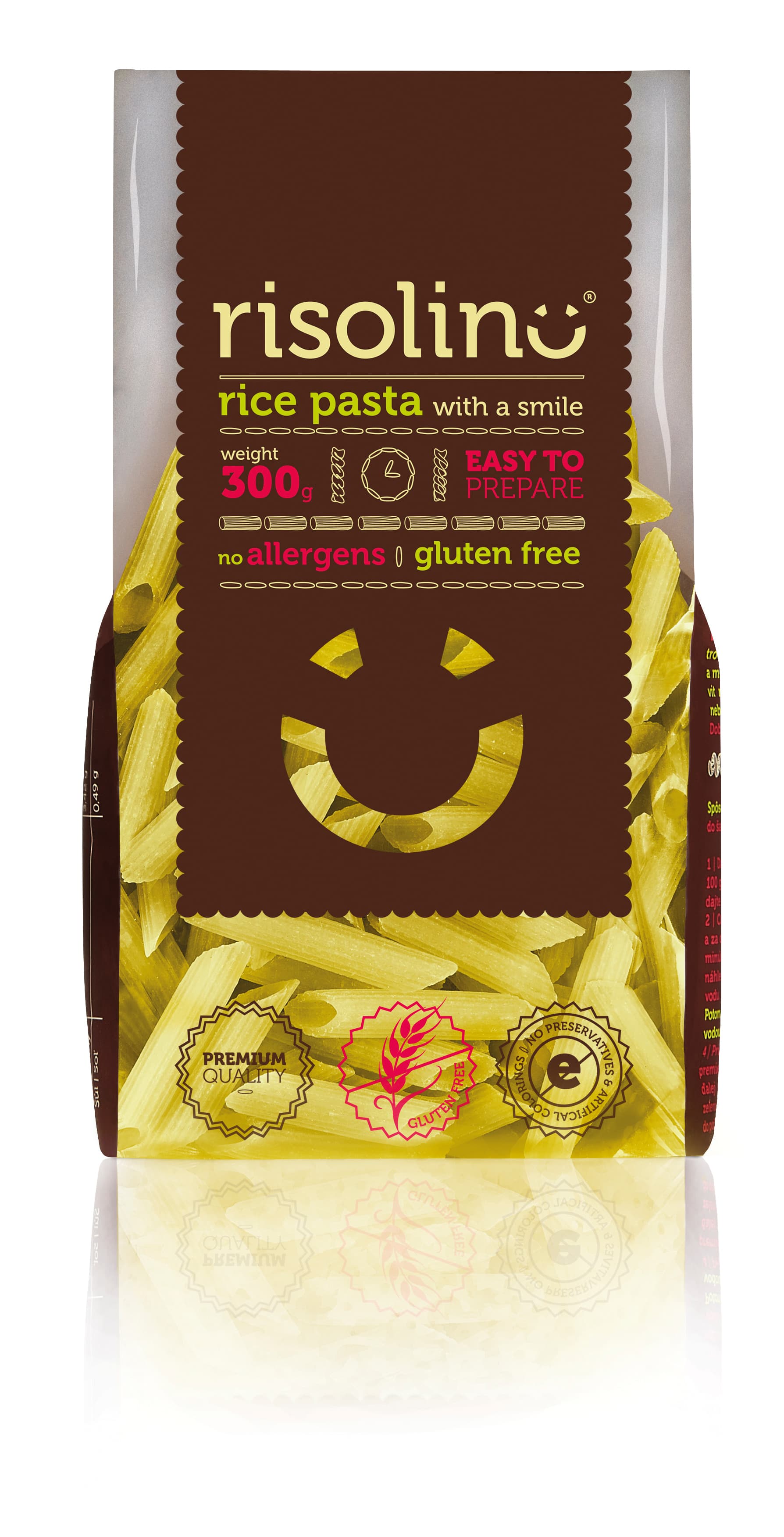 Risolino ryžové cestoviny Penne 300 g
