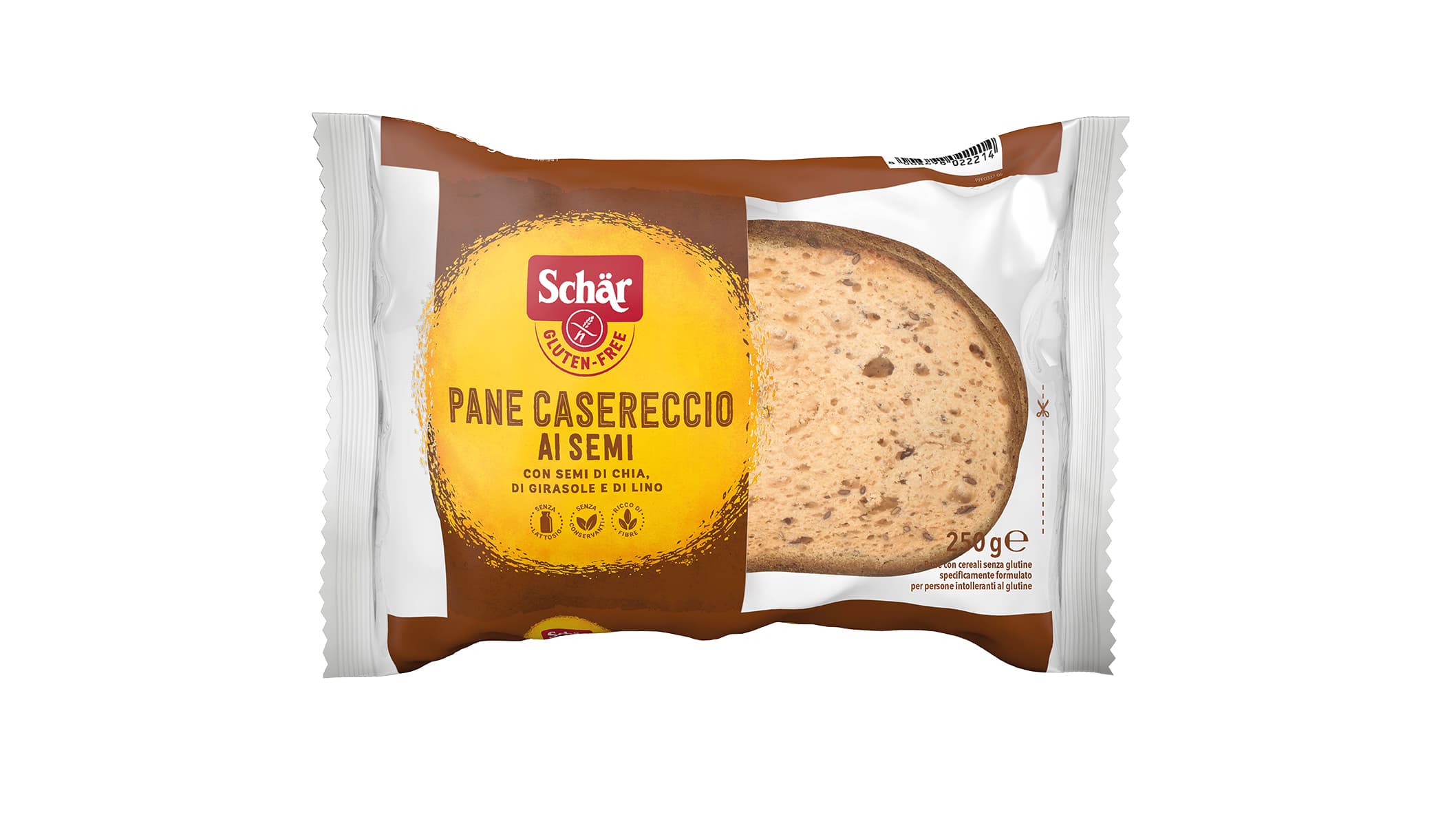 Schär Viaczrnný chlieb s chia, ľanovými a slnečnicovými semienkami 250 g
