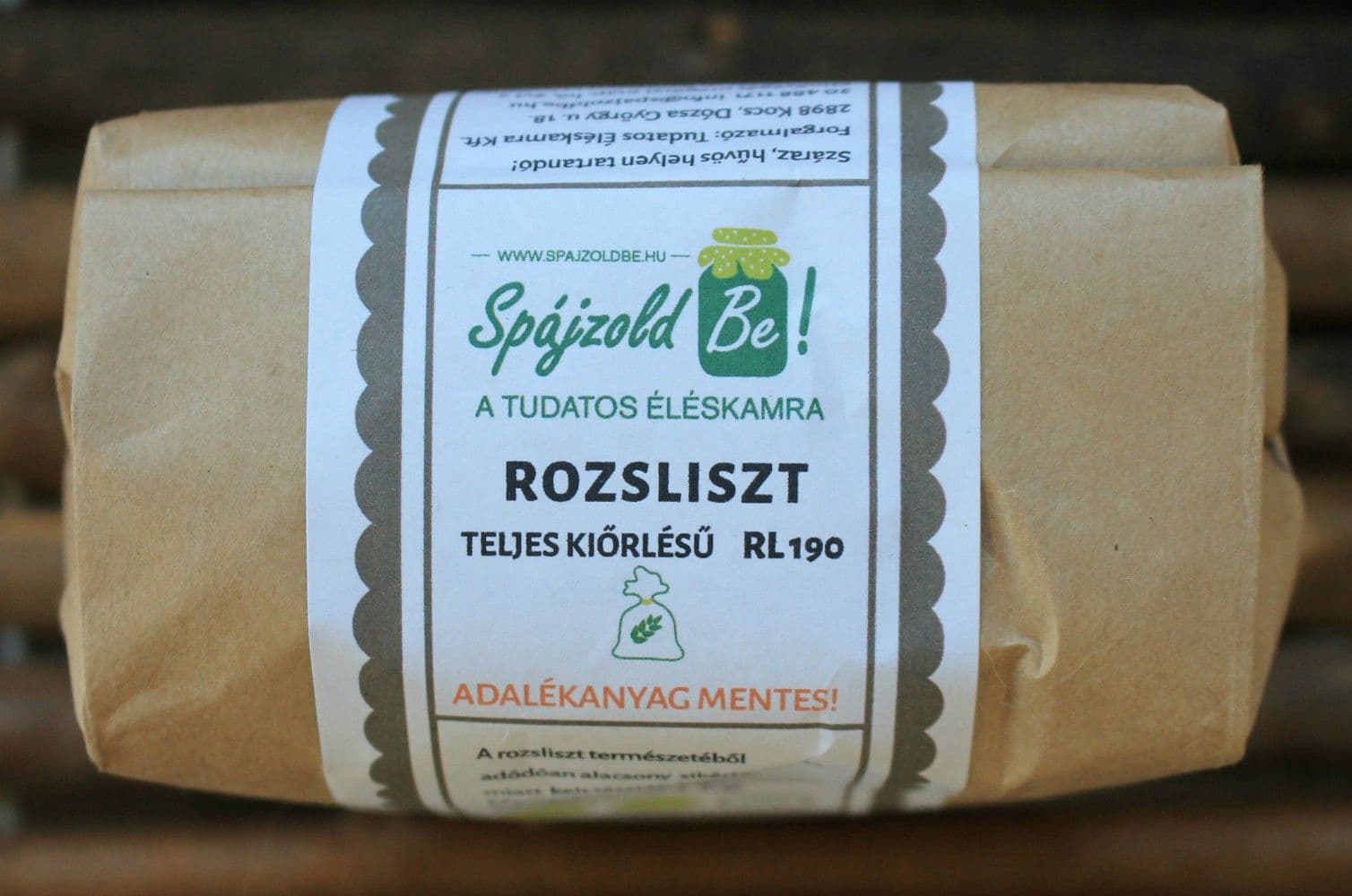 Spájzold be! celozrnné žitné múka RL 190 - 1000 g