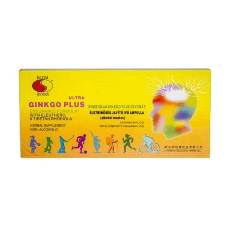 Sun Moon gingko a rhodiola ampulky 10x10ml 100 ml