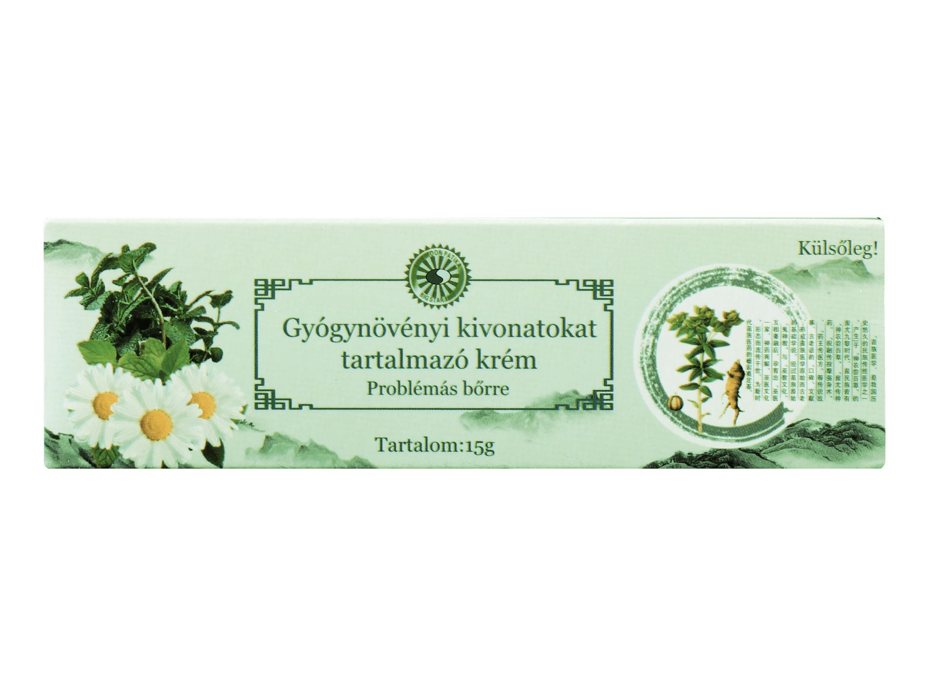 Sun Moon masť obsahujúca bylinné extrakty na problematickú pokožku 15 g