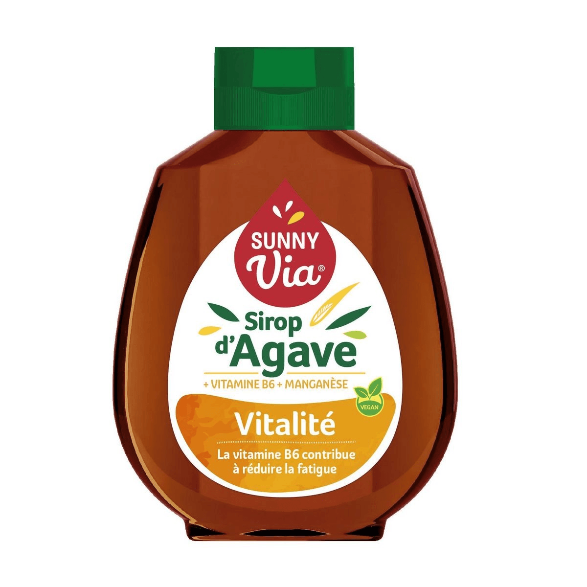 Sunny Via agáve sirup s vitamínom B6 a horčíkom 230 g