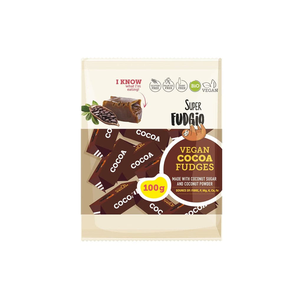 Super fudgio bio vegánske karamely kakaové 100 g