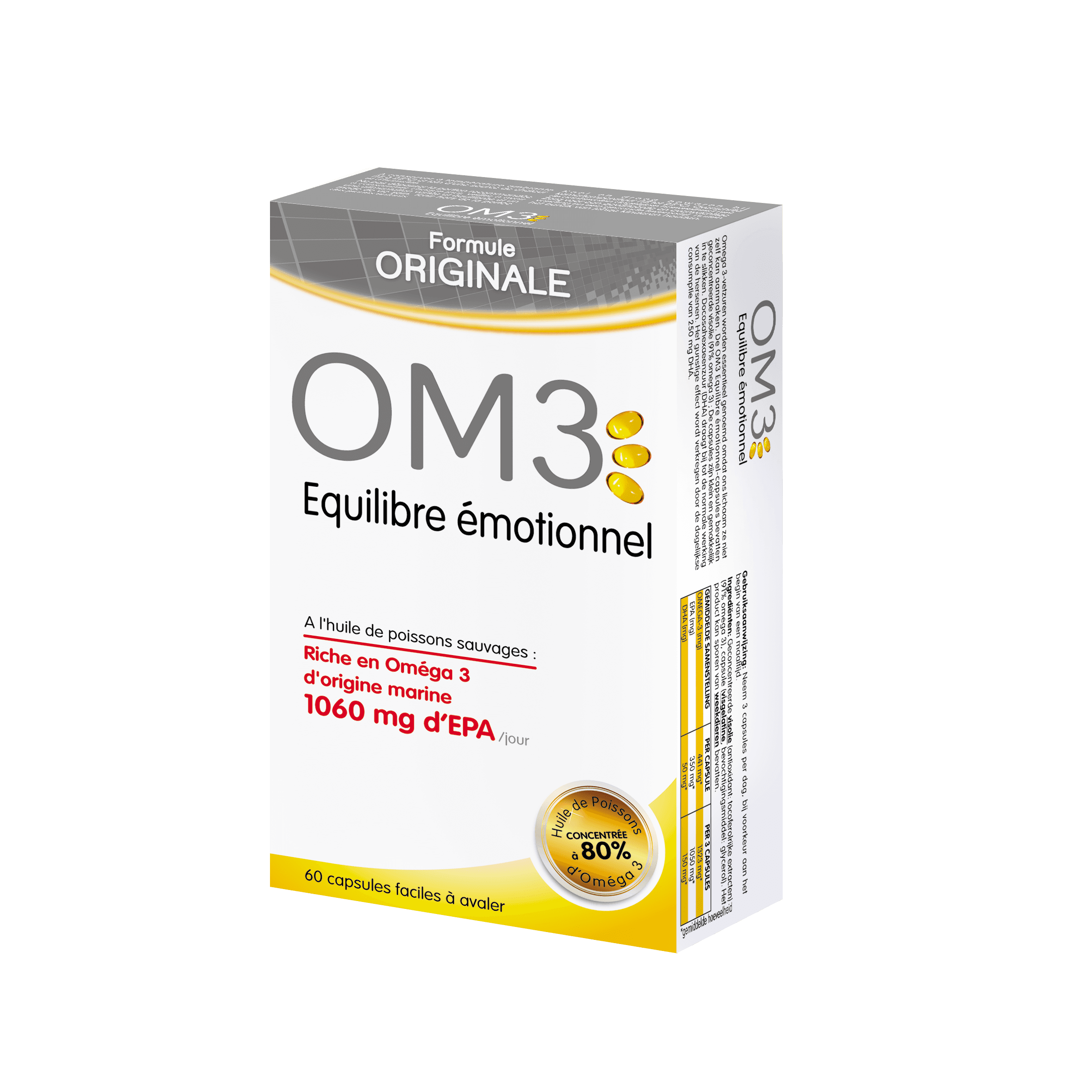 Superdiet om3 - omega3 rybí olej - na podporu emocionálnej rovnováhy 60 ks