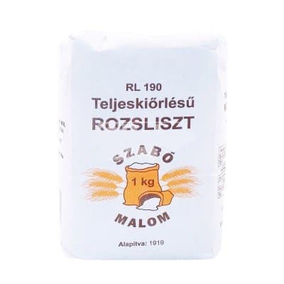 Szabó Malom celozrnná ražná múka rl-190 1000 g