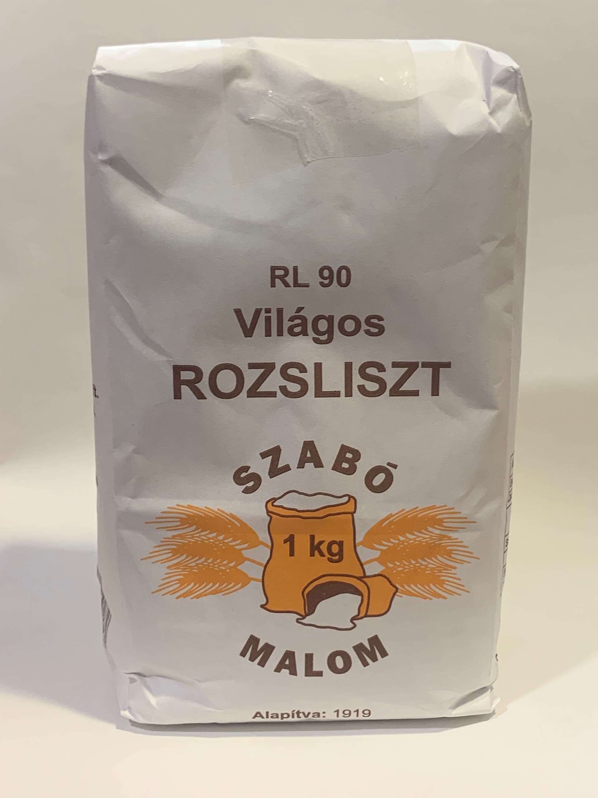 Szabó Malom svetlá ražná múka rl-90 1000 g