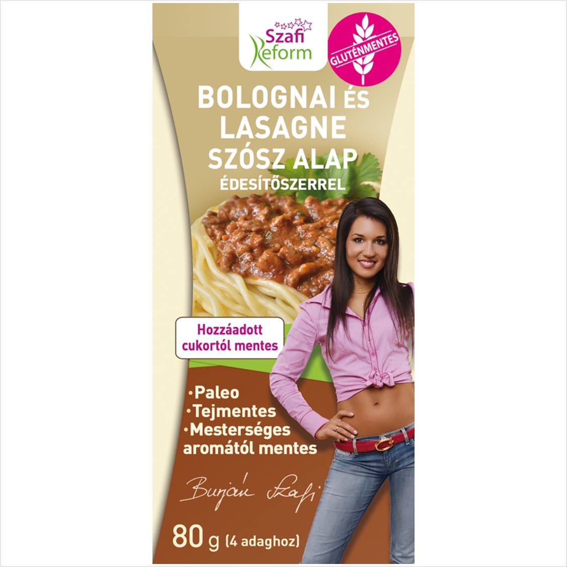 Zmes na bolonskú omáčku a lasagne so sladidlom 80 g