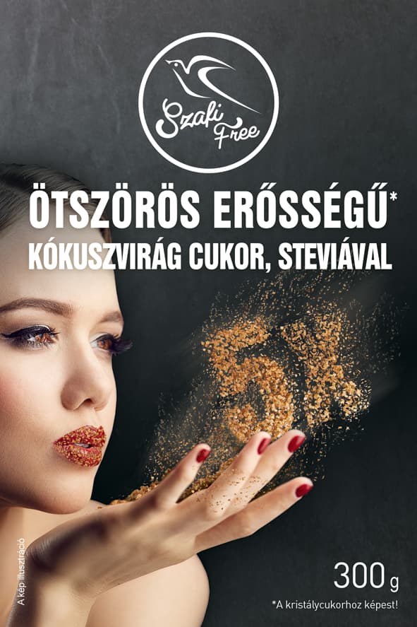 Kokosový cukor so stéviou, päťnásobná sladivosť 300 g