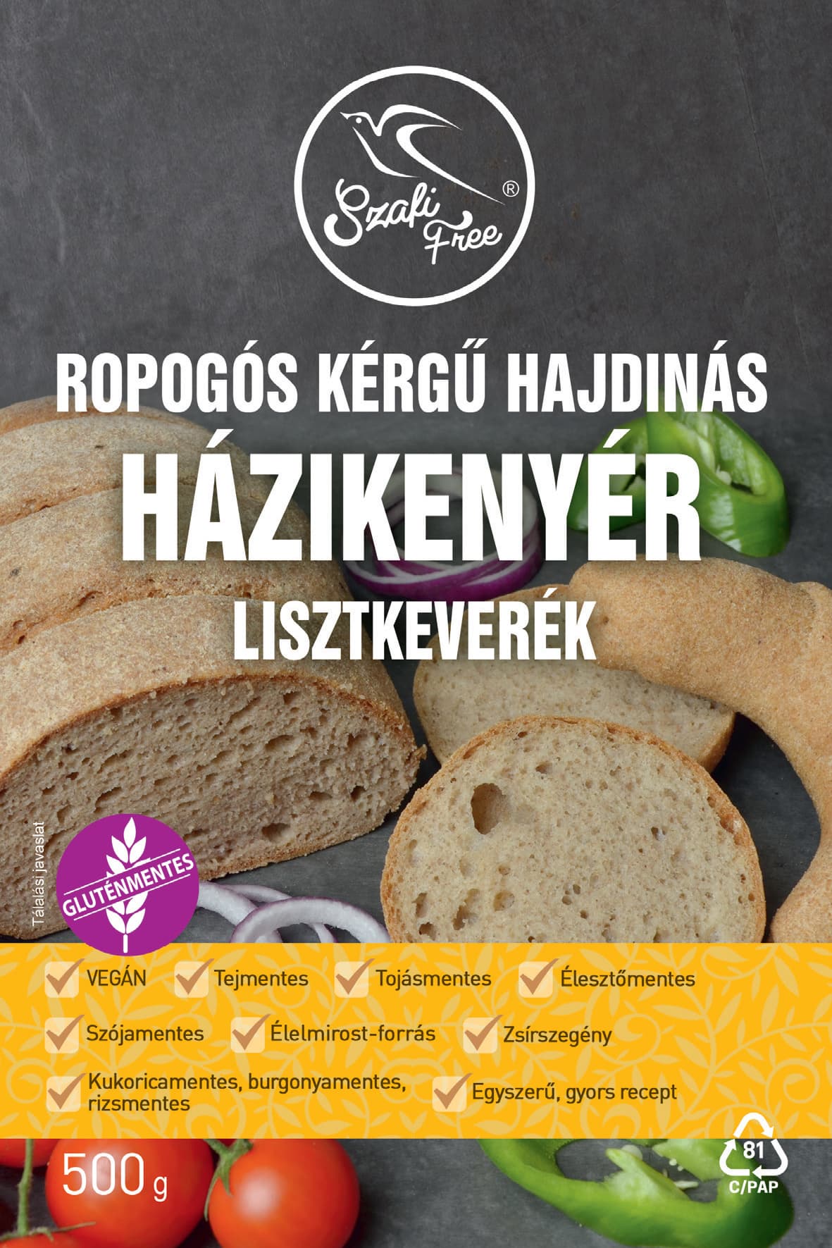 Szafi Free Pohánková chlebová zmes s chrumkavou kôrkou 500 g