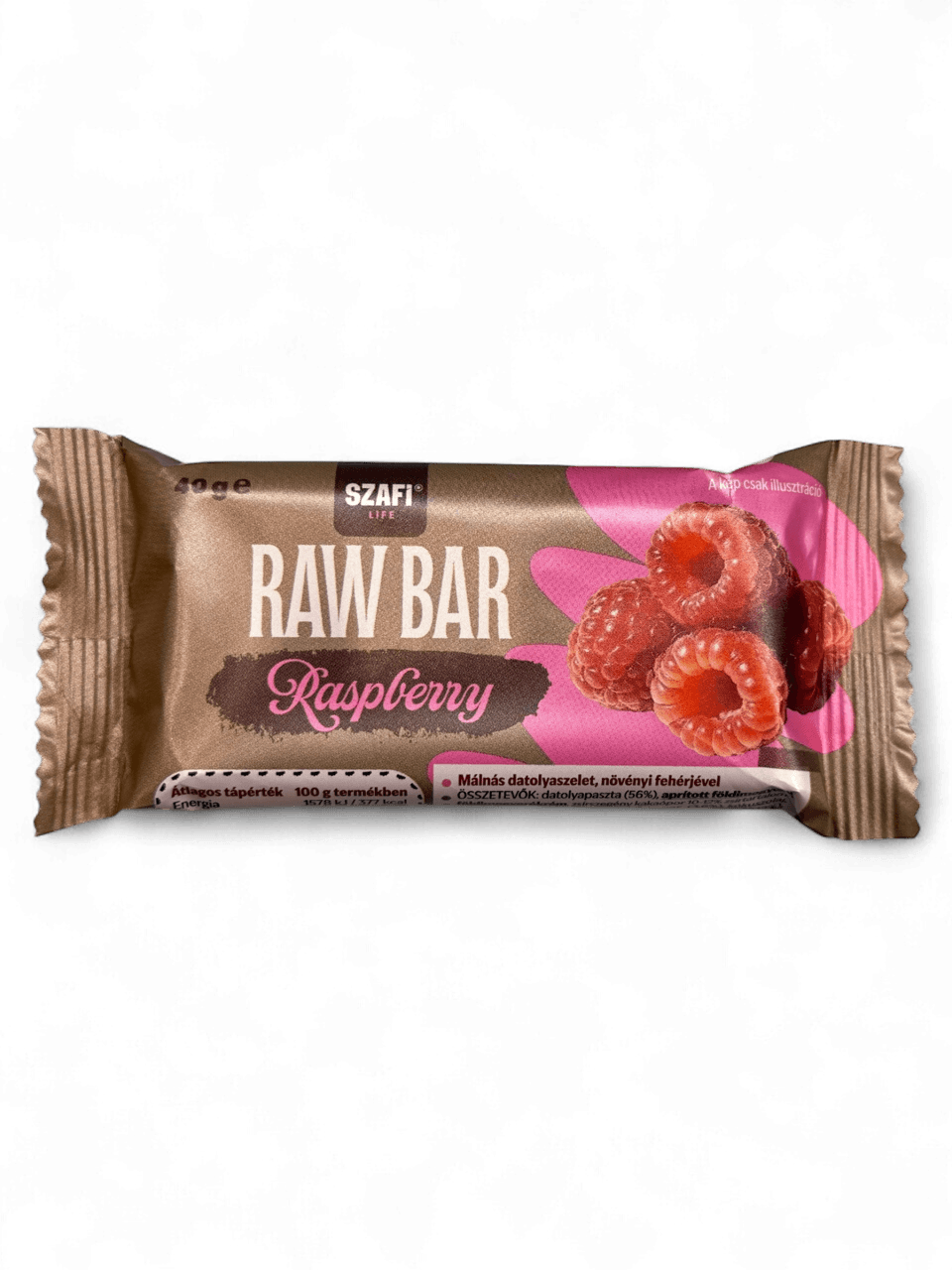 Szafi Life proteínová raw tyčinka malina bezlepková 40 g