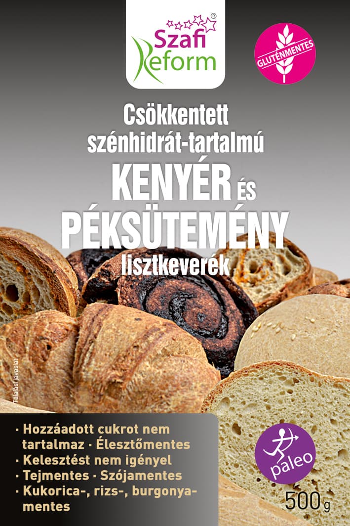 Szafi Reform bezlepková múka na chlieb a pečivo so zníženým obsahom sacharidov 500 g - 52006
