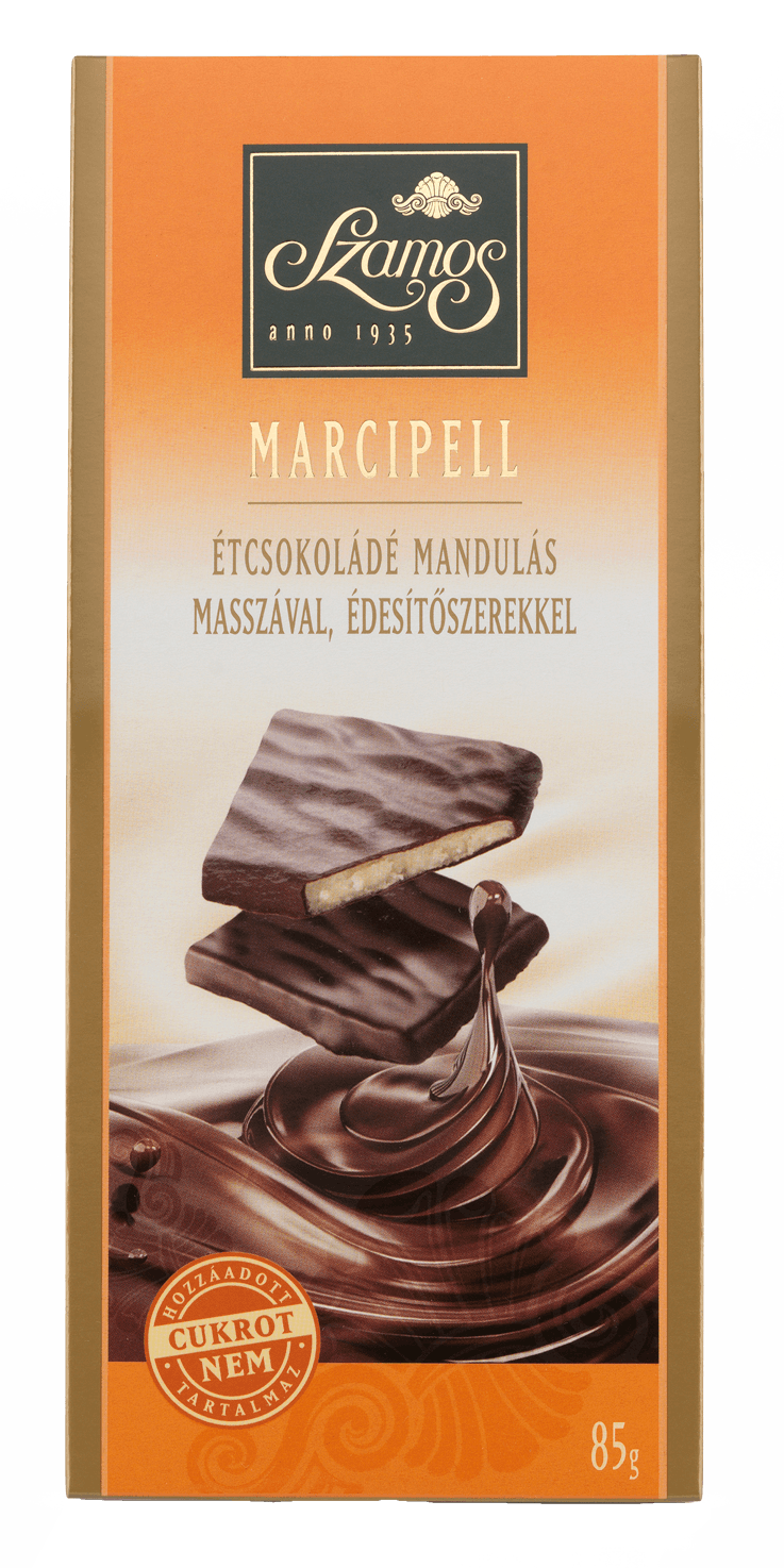 Čokoláda so sladidlami Szamos marcipell 85 g