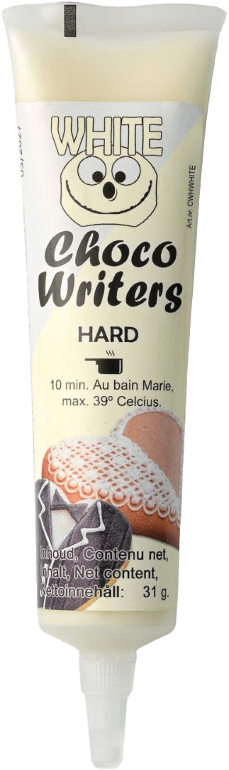 Tasty Me bezlepkový choco writers dekoratívny perec biely 31 g