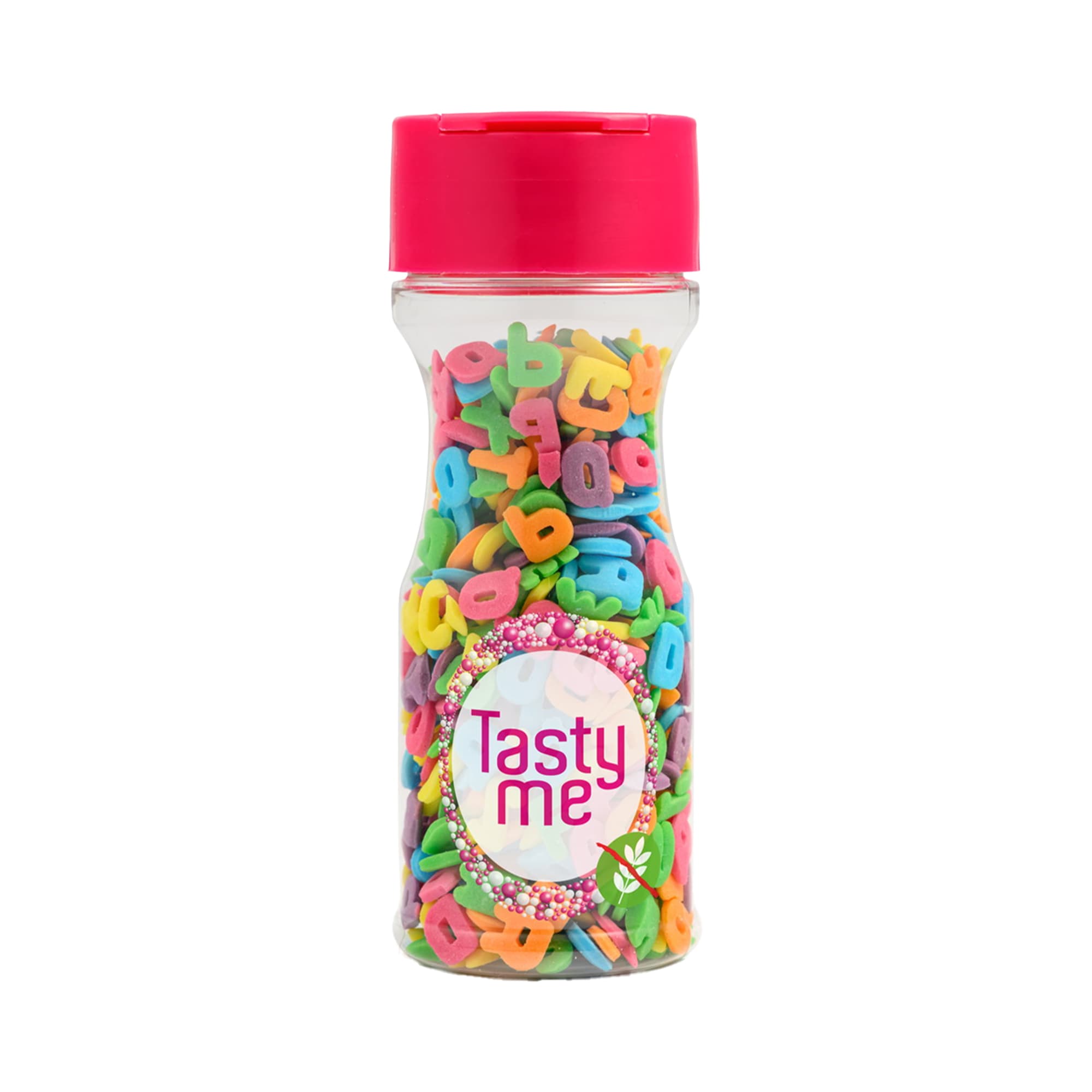 Tasty Me bezlepkový cukrov decor písmenkový 8mm 45 g