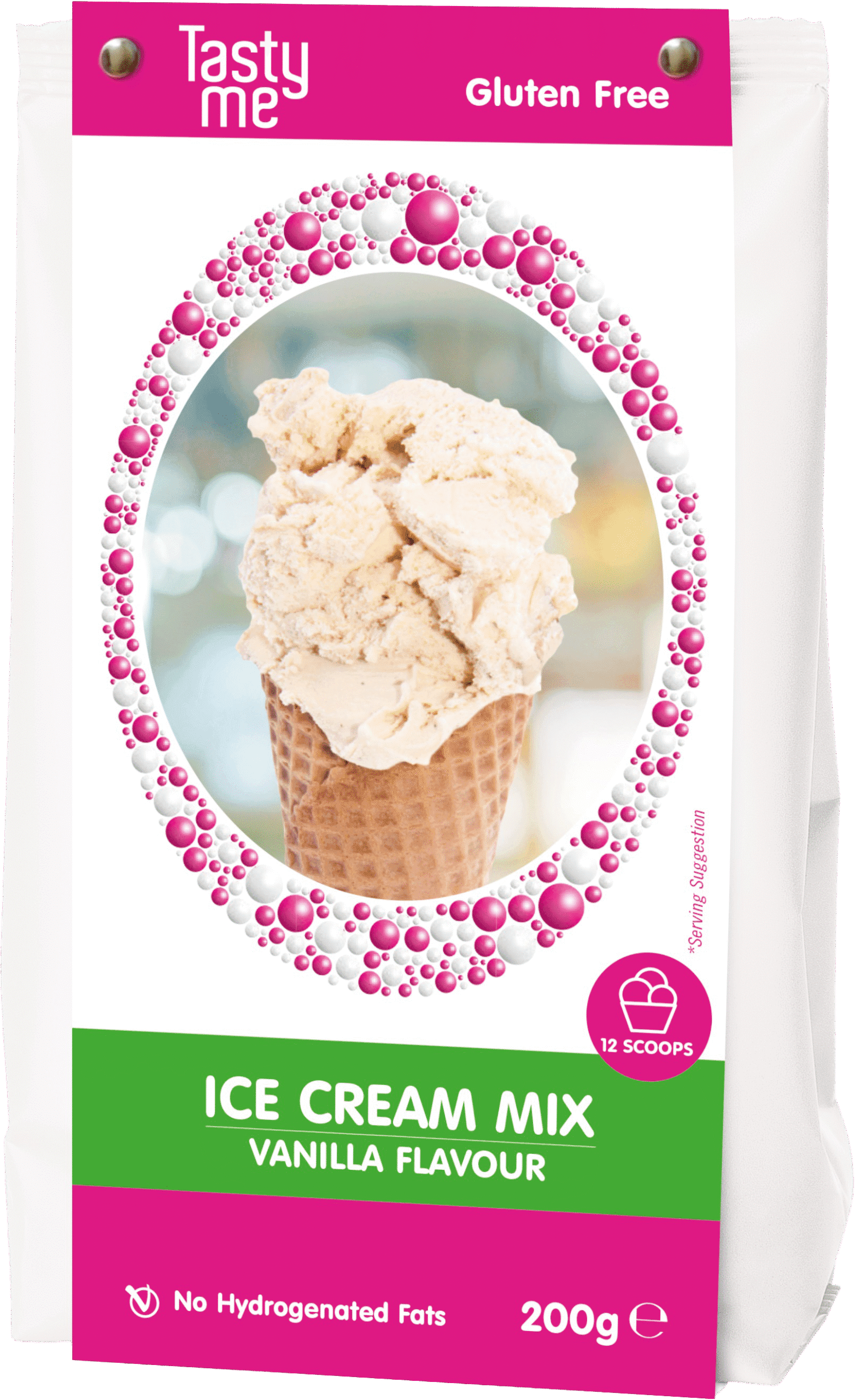 Tasty Me bezlepková zmrzlina mix vanilka 200 g