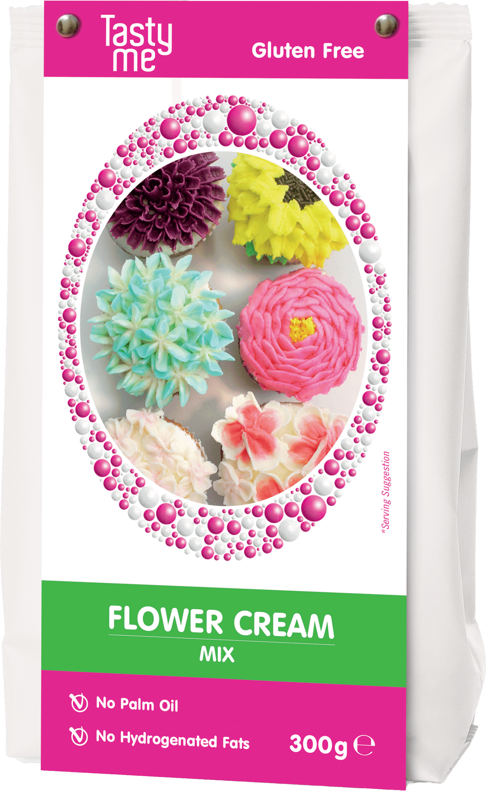Tasty Me bezlepková flower cream – krém na torty a dekorovanie mix 300 g