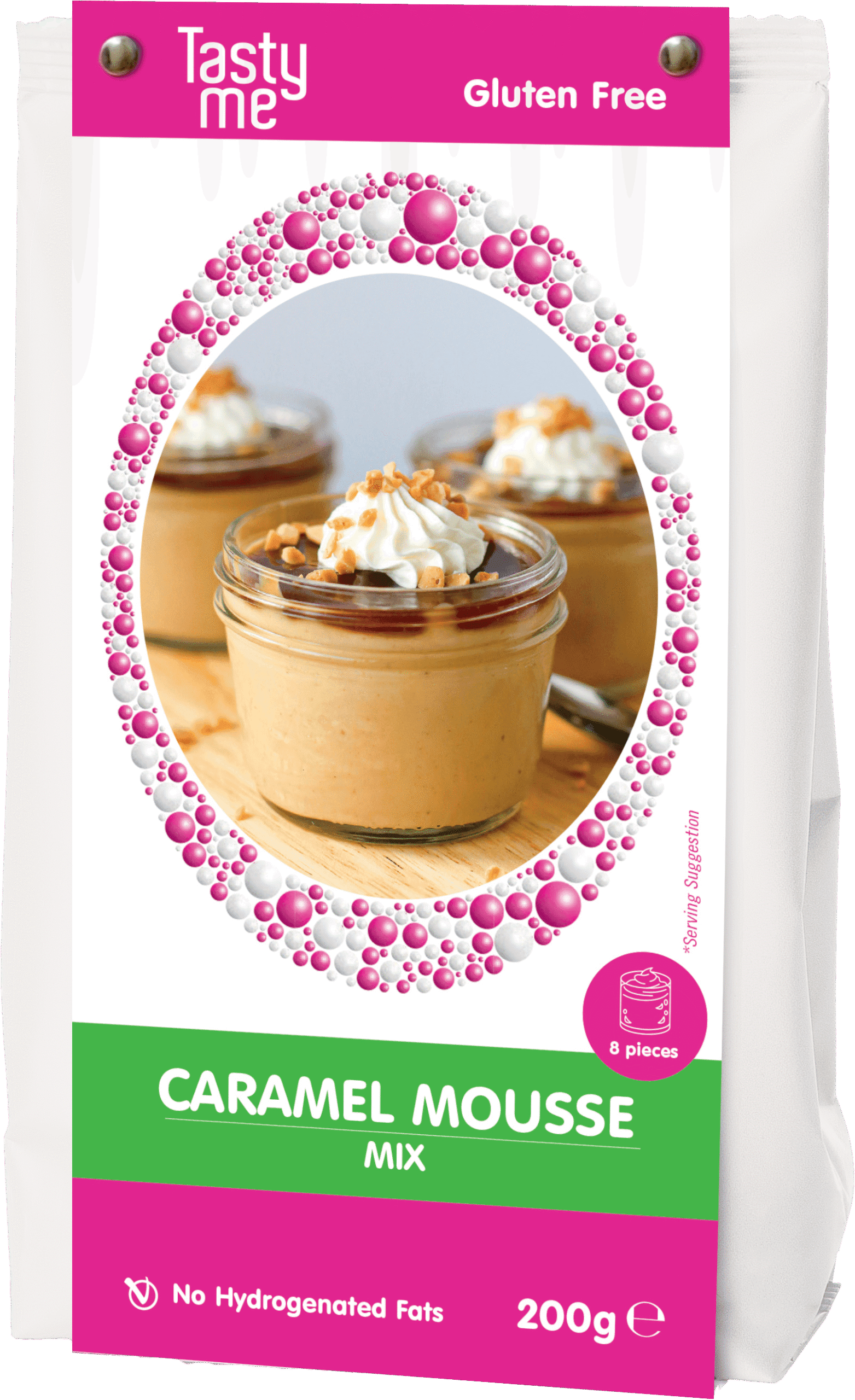 Tasty Me bezlepková karamelová mousse dezertná zmes 200 g
