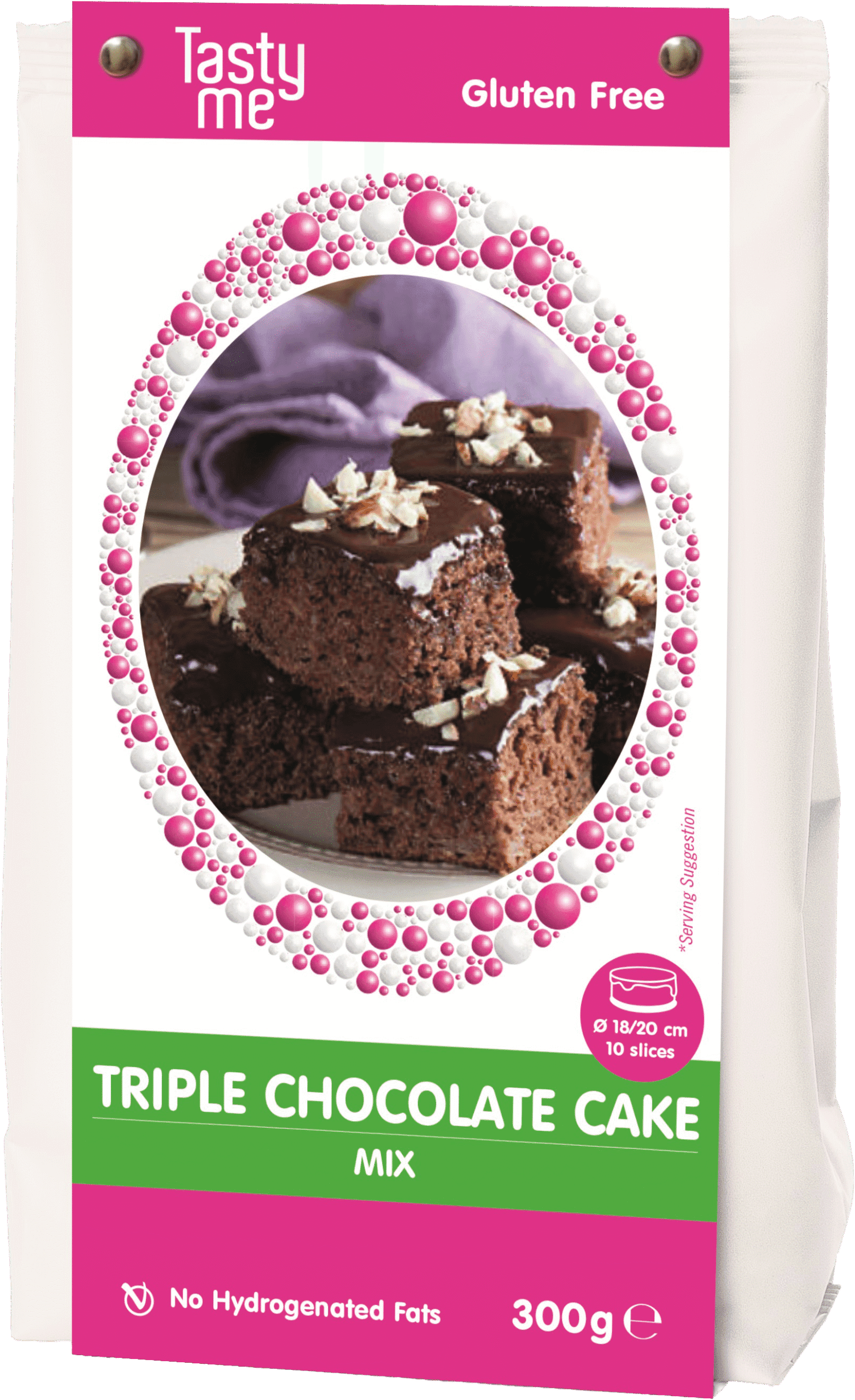 Tasty Me bezlepková trojitá čokoládová torta mix 300 g