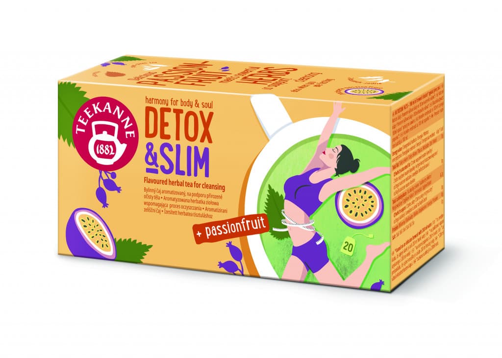 Teekanne detox slim passionfruit čistiaci čaj 32 g