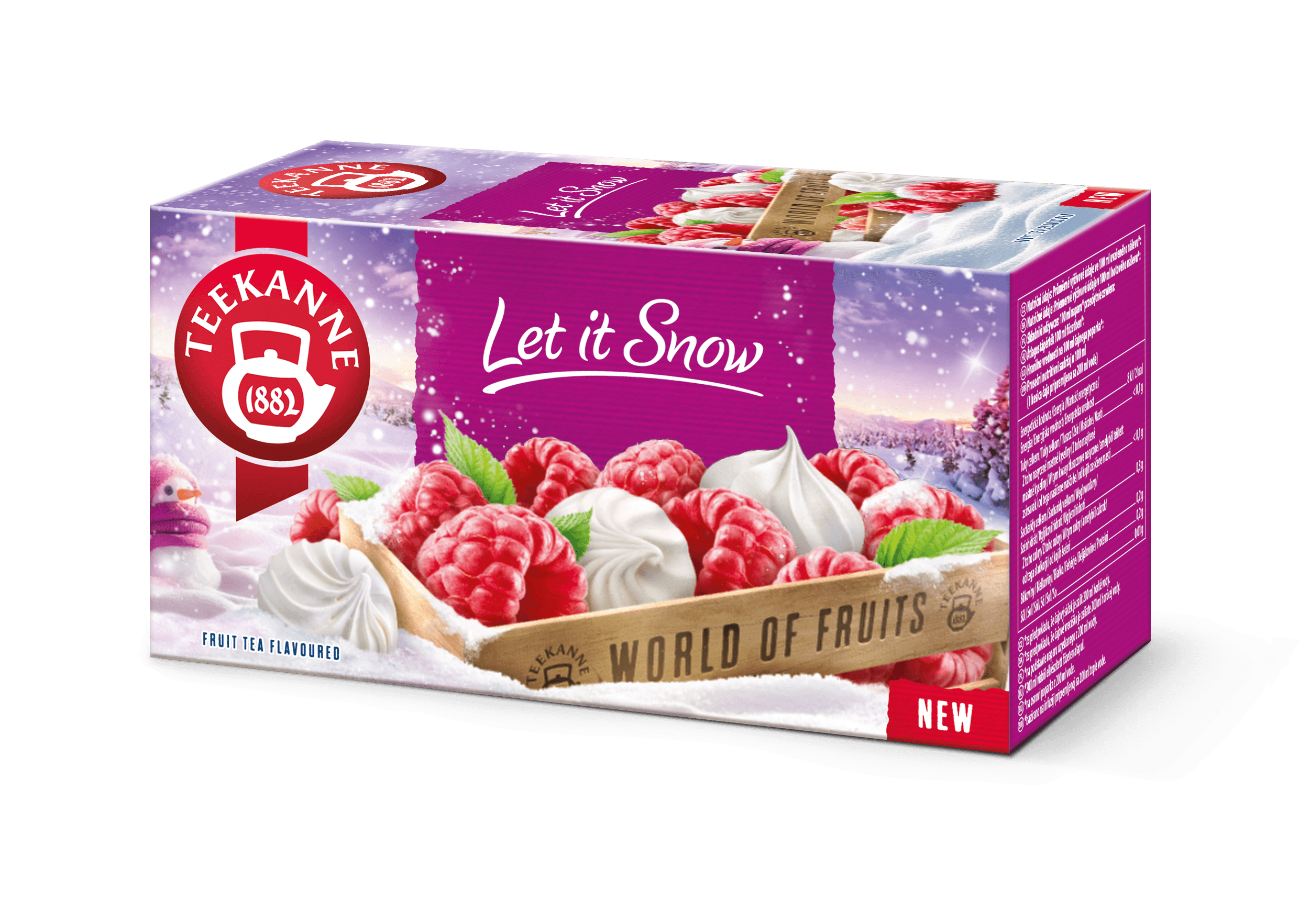 Teekanne let it snow bublinky a jahodový čaj 20x2,25g 45 g