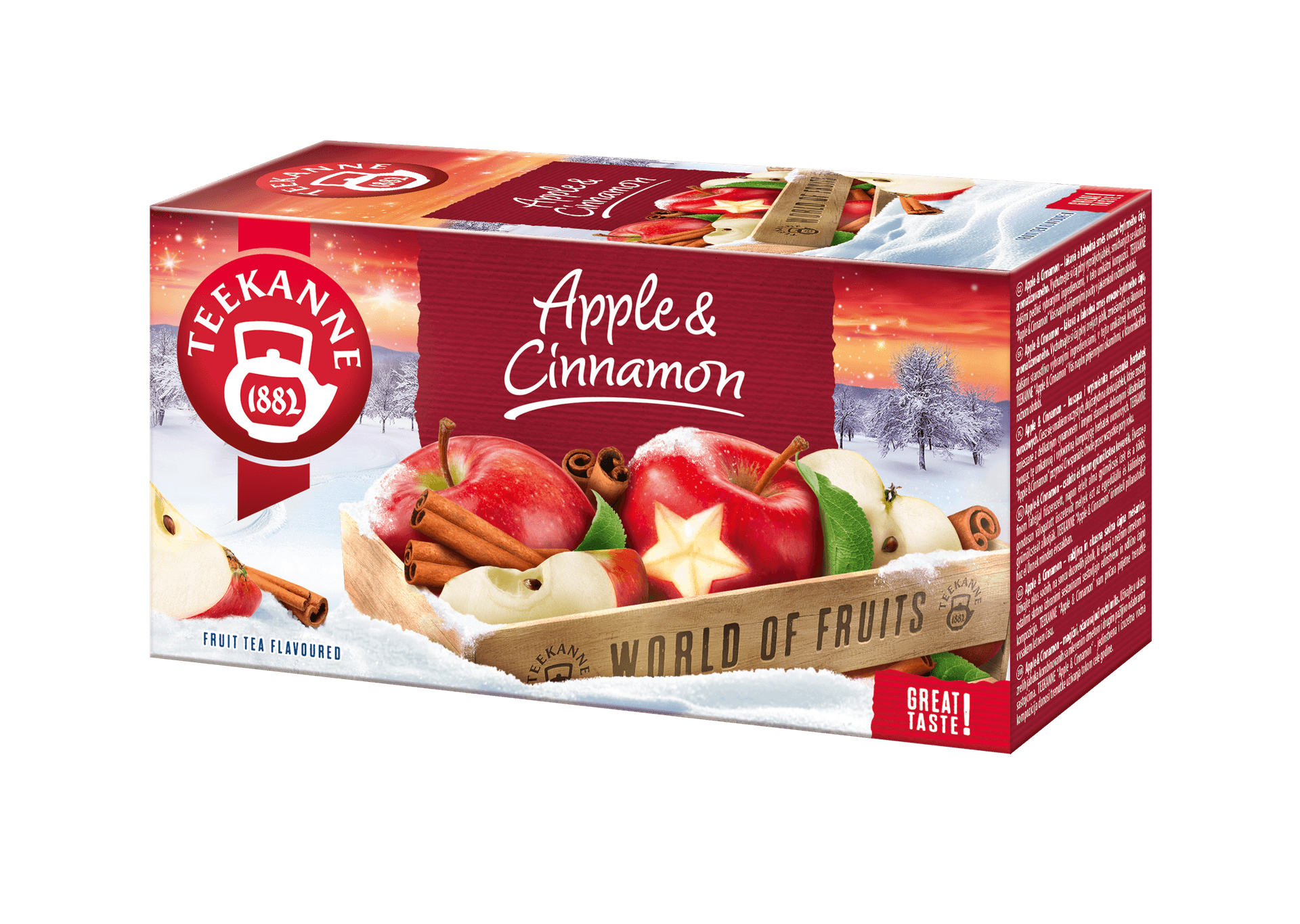 Teekanne world of fruits jablkový cínový ovocný čaj 20x2,25g 45 g