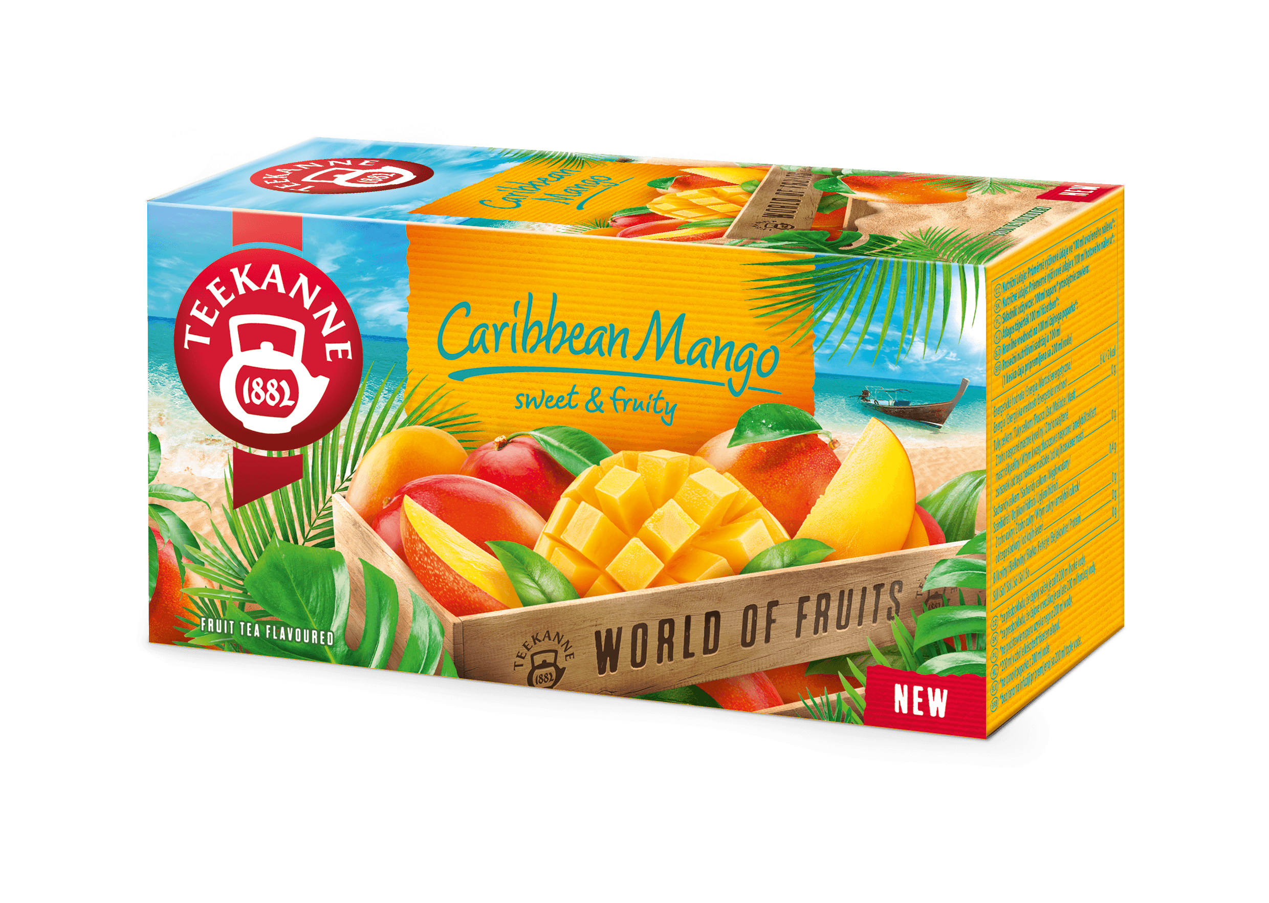 Teekanne ovocný čaj s príchuťou karibského manga 540 g - 94499