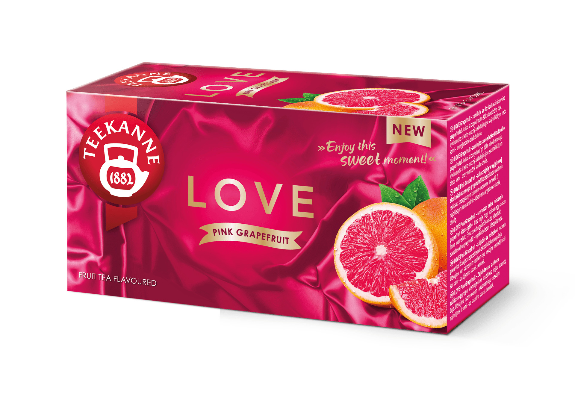 Teekanne world of fruits love grapefruit príchuť ovocný čaj 20x2,25g 45 g