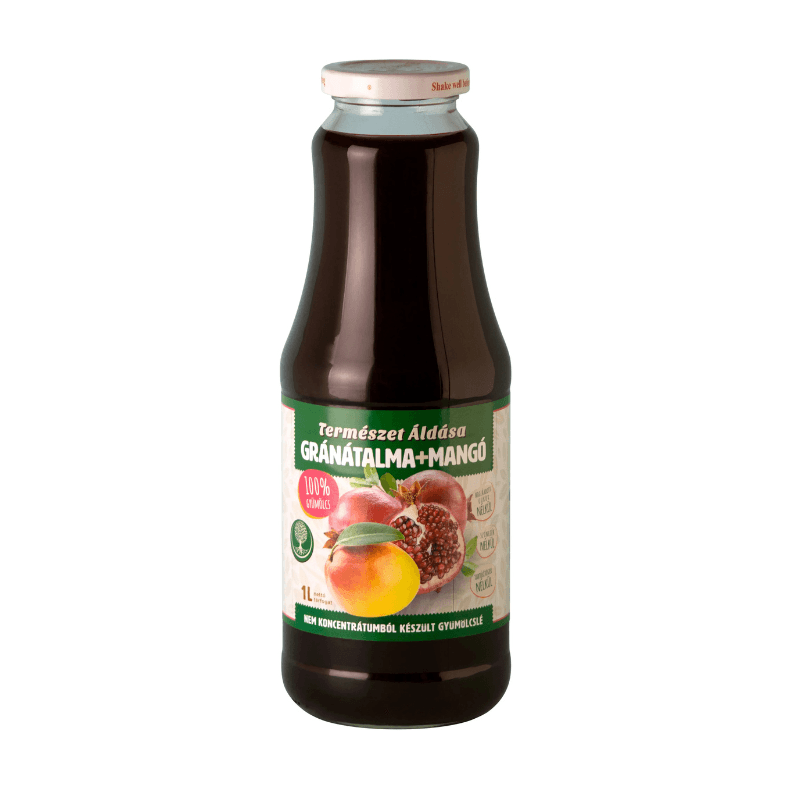 Prírodné požehnanie granátové jablko-mangový 100% ovocný džús 1000 ml