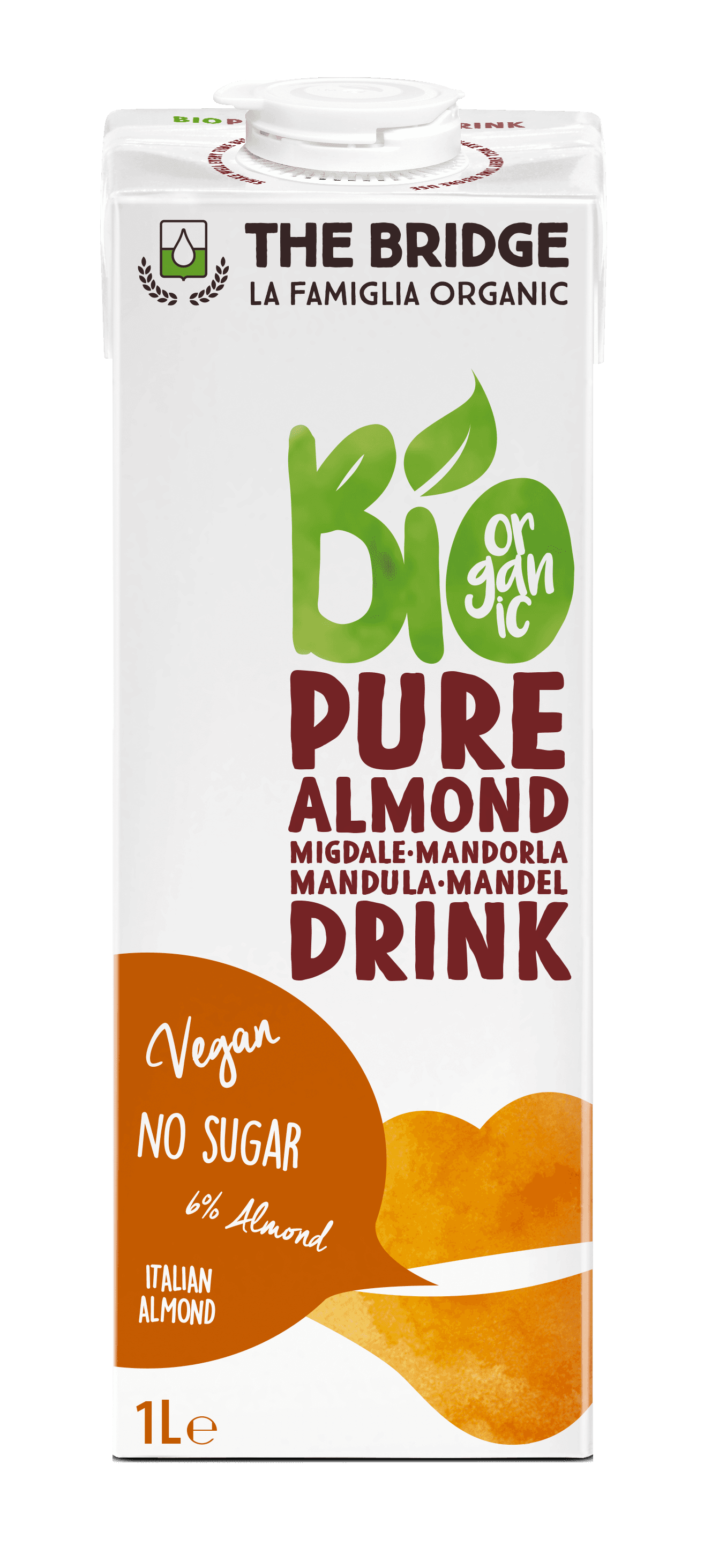 The Bridge bio 6% mandulaital pure gluten free 1000 ml