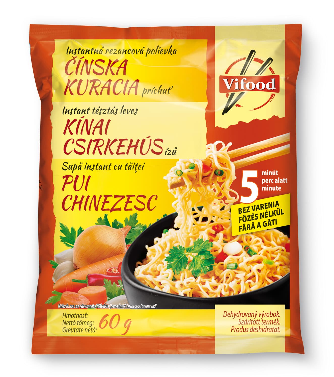 Thymos Vifood instantná kuracia polievka 60 g - 97619