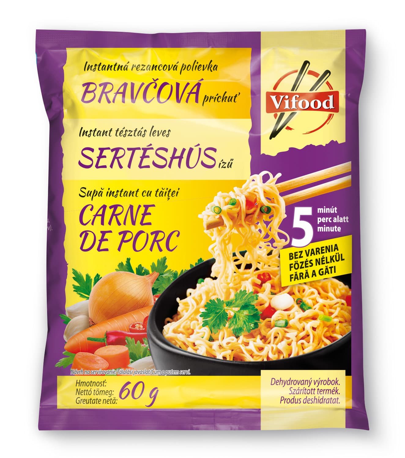 Thymos vifood instantná polievka s bravčovou príchuťou 60 g