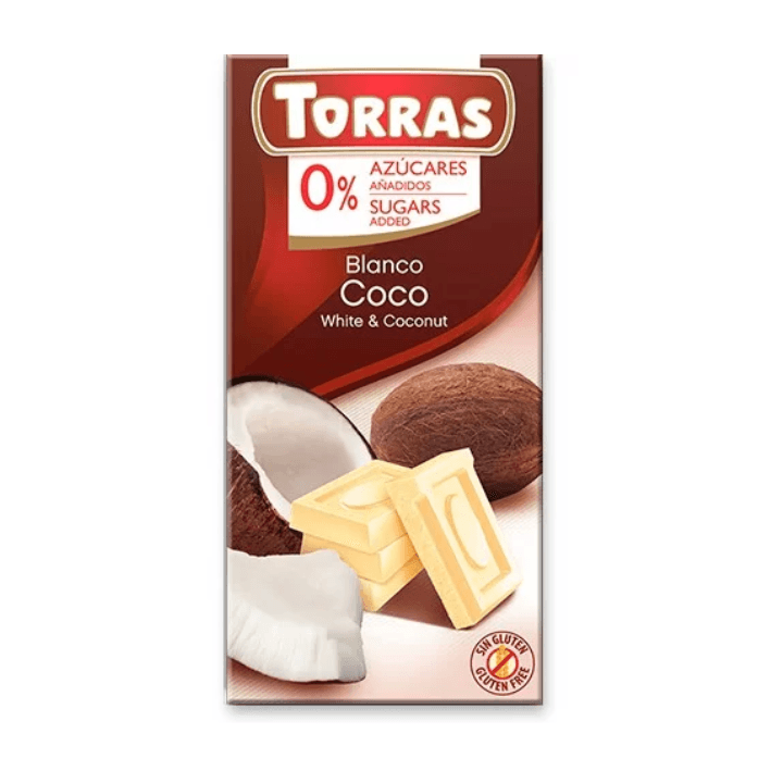 Torras biela čokoláda s kokosom 75 g