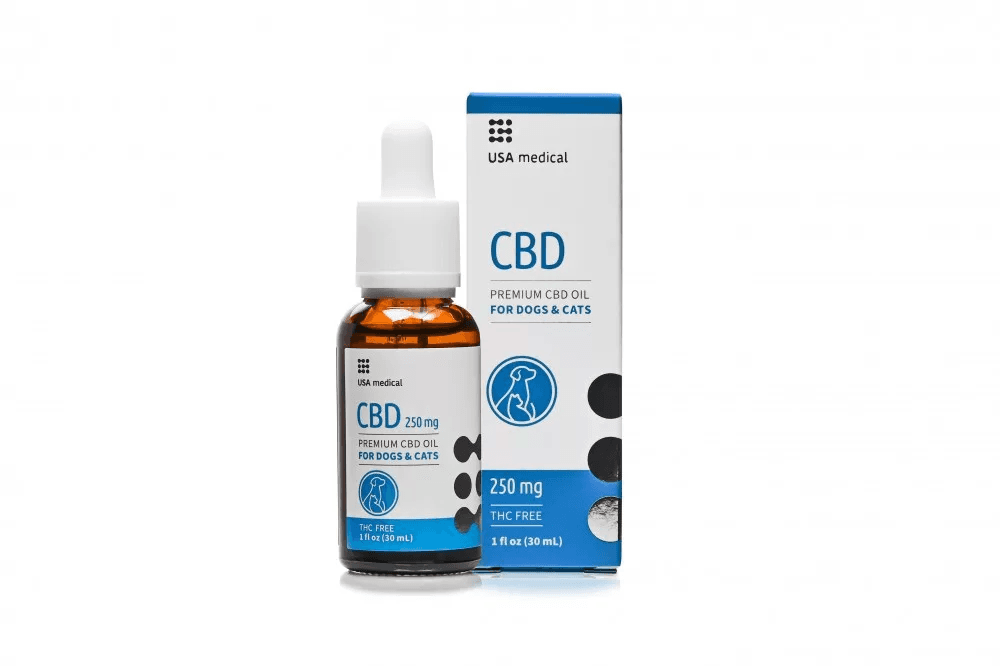 Usa Medical cbd olej pre psy a mačky 250mg 30 ml