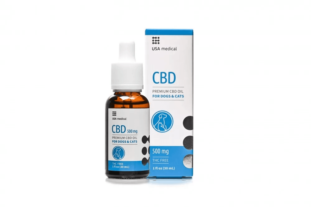 Usa Medical cbd olej pre psov a mačky 500mg 30 ml
