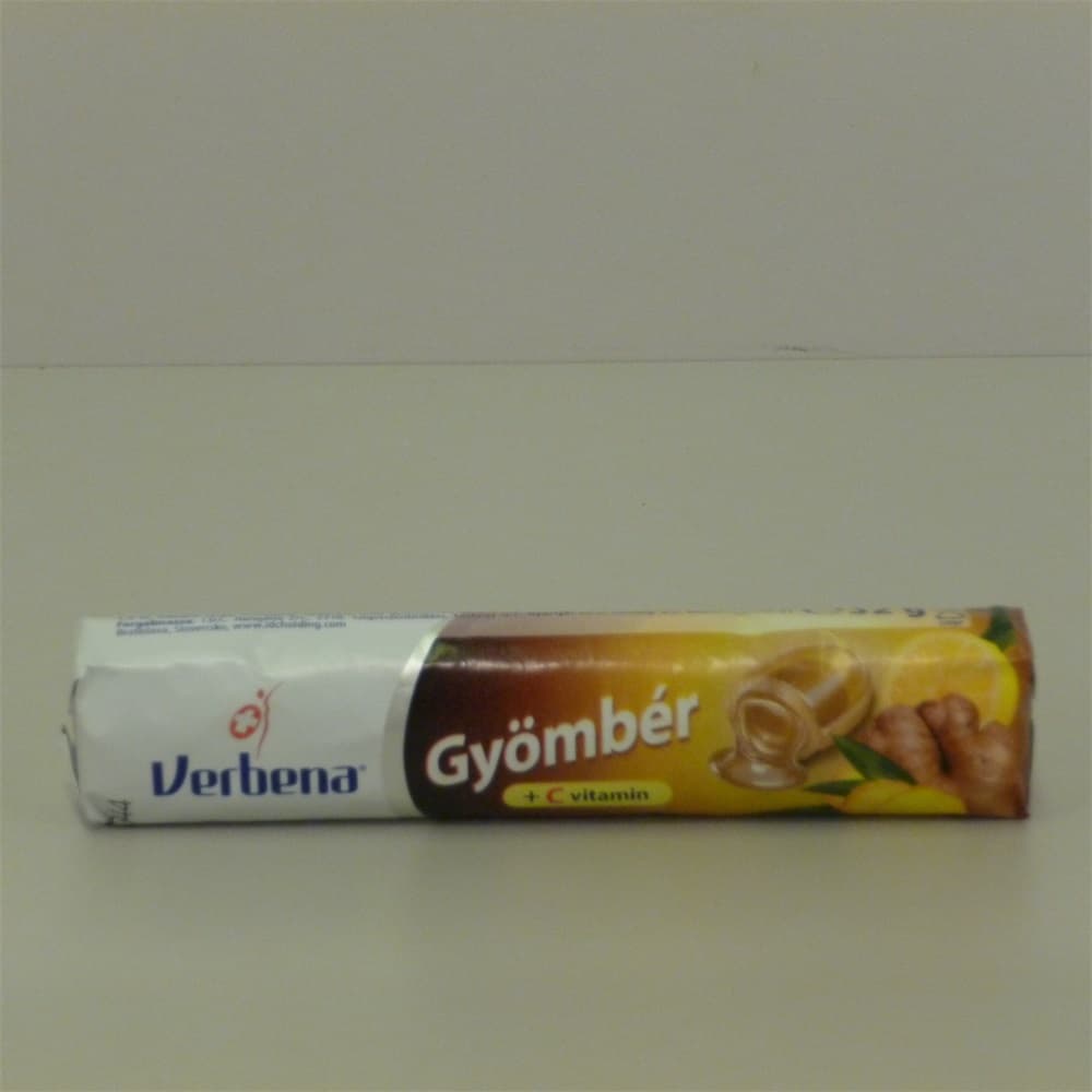 Verbena zázvorové bylinné cukríky s vitamínom C 32 g