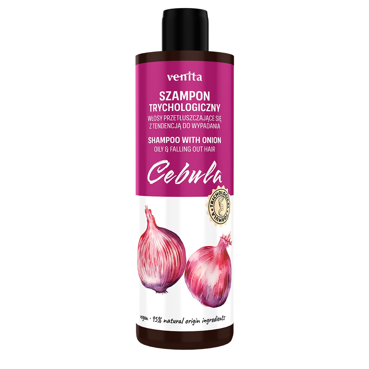 Venita cibuľový šampón pre mastné vlasy 300 ml - 95574