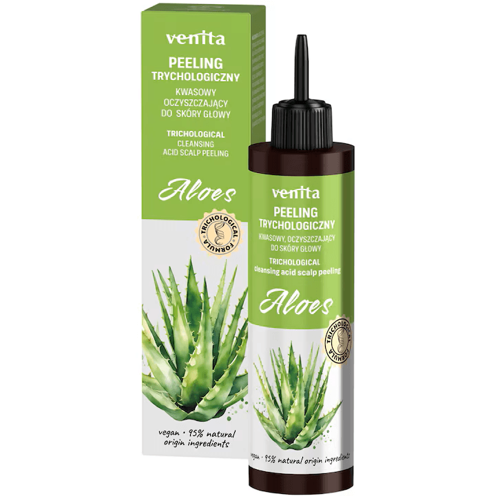 Venita trichológia vlasovej liečby kyselý peeling na pokožku hlavy s AHA kyselinou a extraktom z aloe vera 100 ml